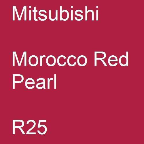 Mitsubishi, Morocco Red Pearl, R25.